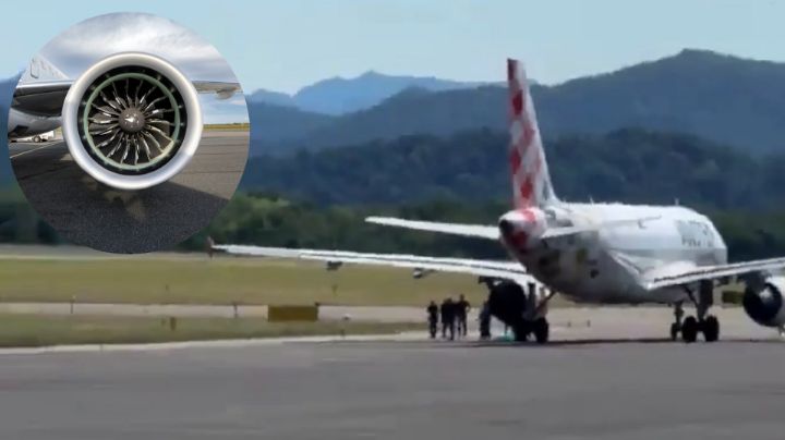 Hombre muere succionado por motor de avión en aeropuerto de Bérgamo