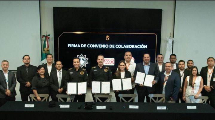 Firman convenio para implementar botones de pánico en las tiendas Oxxo en NL