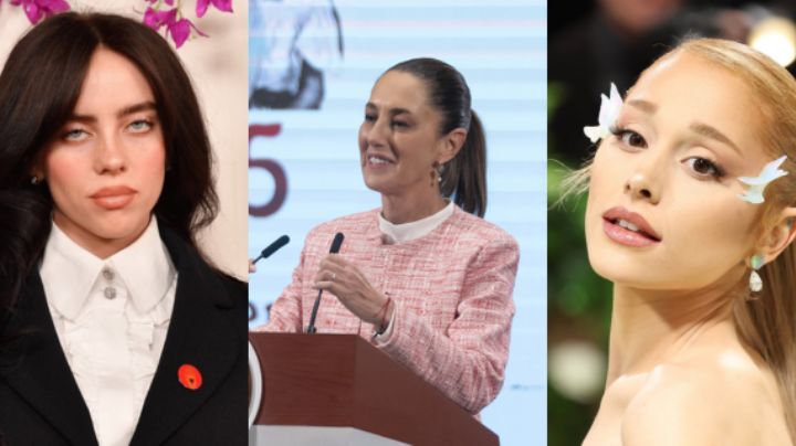 Billie Eilish y Ariana Grande reconocen a Claudia Sheinbaum por ayuda a Texas