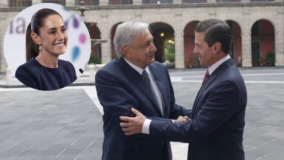 Saludo entre Andrés Manuel López Obrador y Enrique Peña Nieto | X / @EPN
