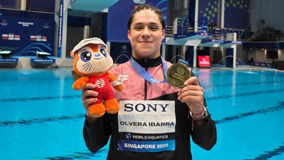 Osmar Olvera conquista el oro en Singapur y hace historia para México.