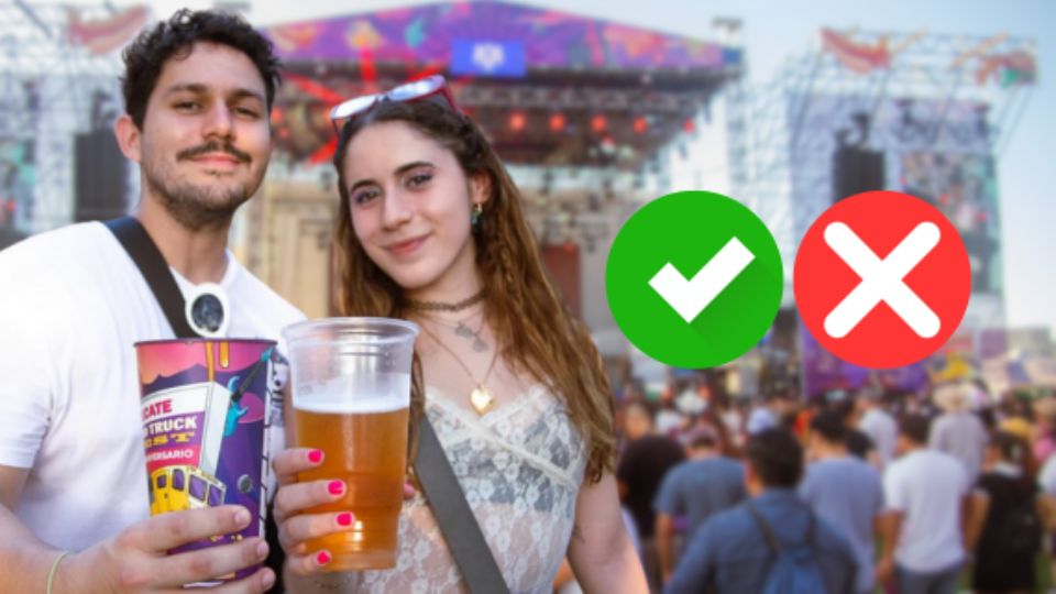 Objetos que sí puedes ingresar y que no puedes ingresar al Tecate Food Truck Fest en Parque Fundidora.