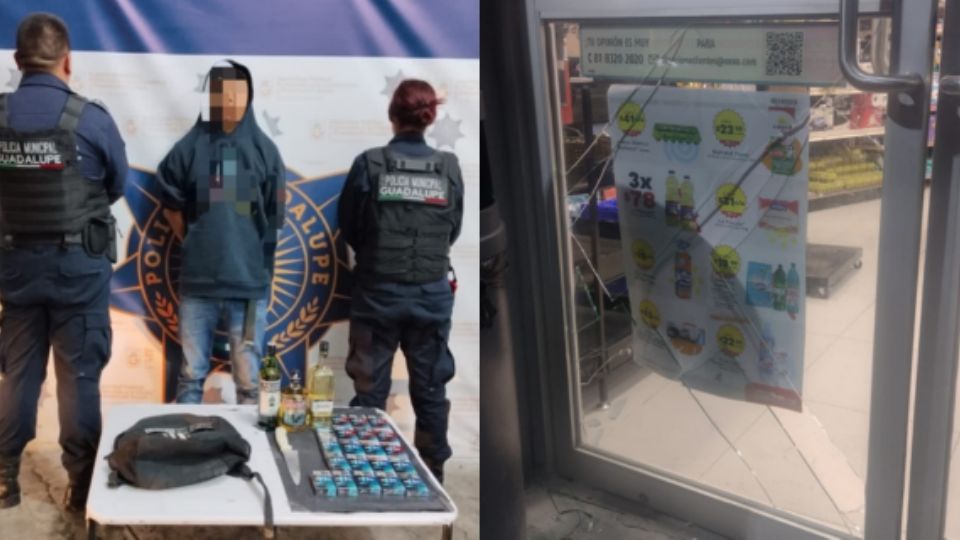 Detenido por asalto en Guadalupe.