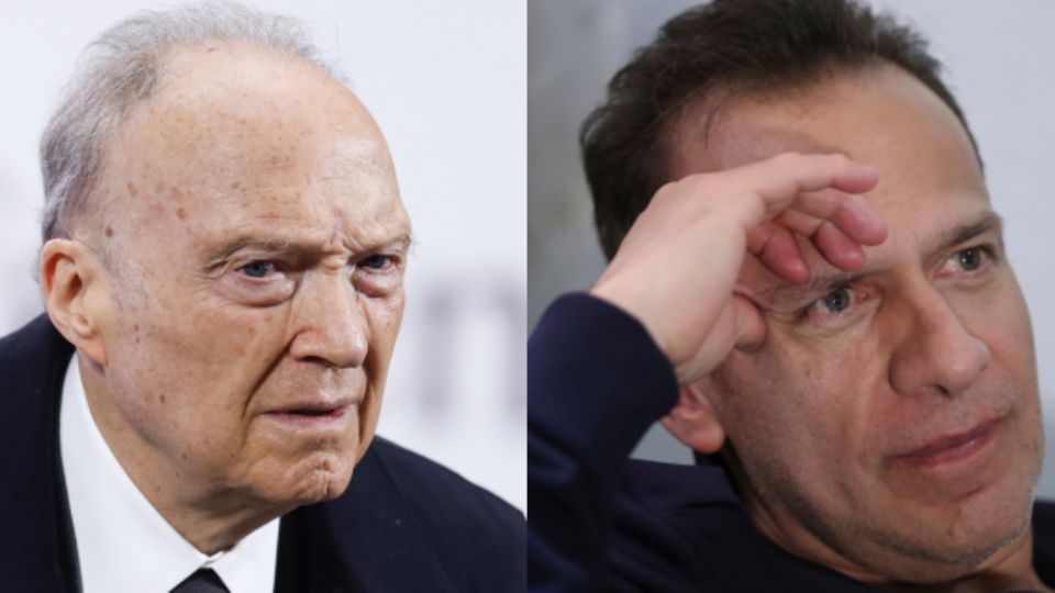 De izquierda a derecha, Alejandro Gertz Manero, fiscal general de la República de Mexicana, e Israel Vallarta.