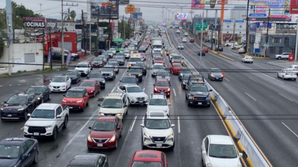 Tráfico en Monterrey.