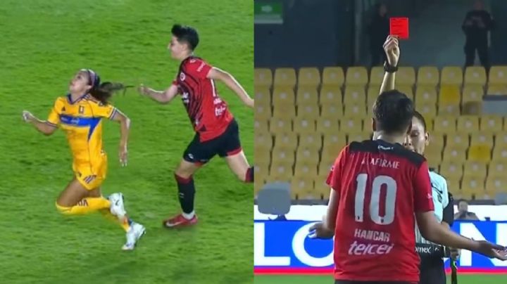 Video: Así fue el jalón de cabello a Cristina Ferral en el Tigres Femenil contra Tijuana