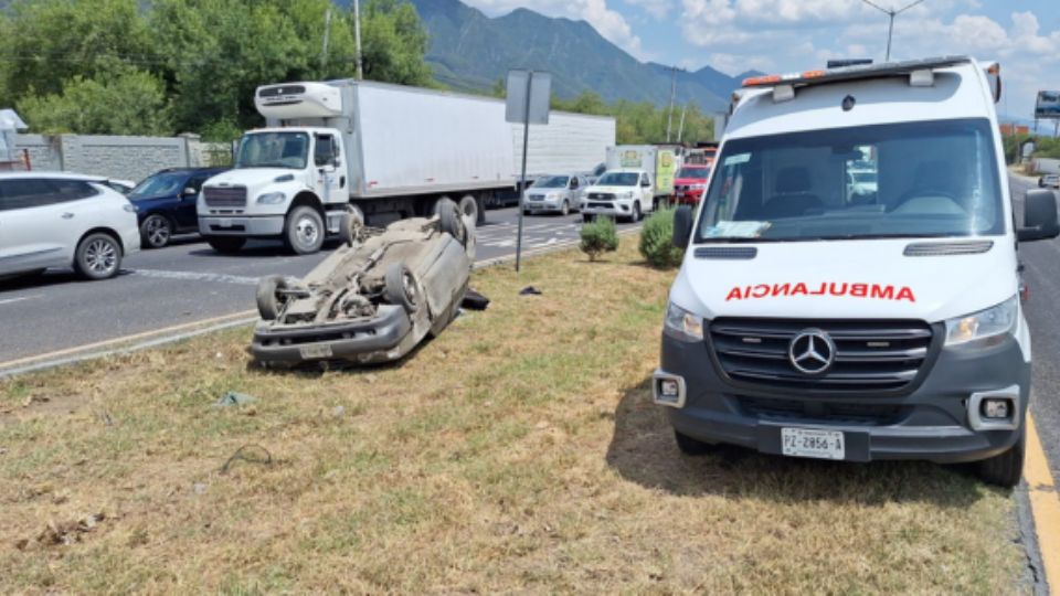 Accidente en Carretera Nacional.