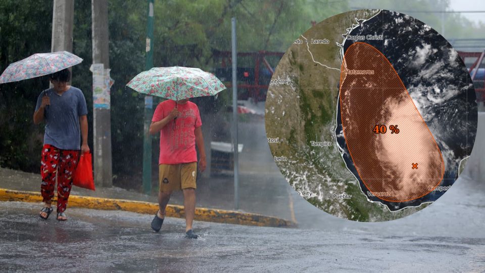 Crece perturbación en la Bahía de Campeche; se trasladaría al noreste de México