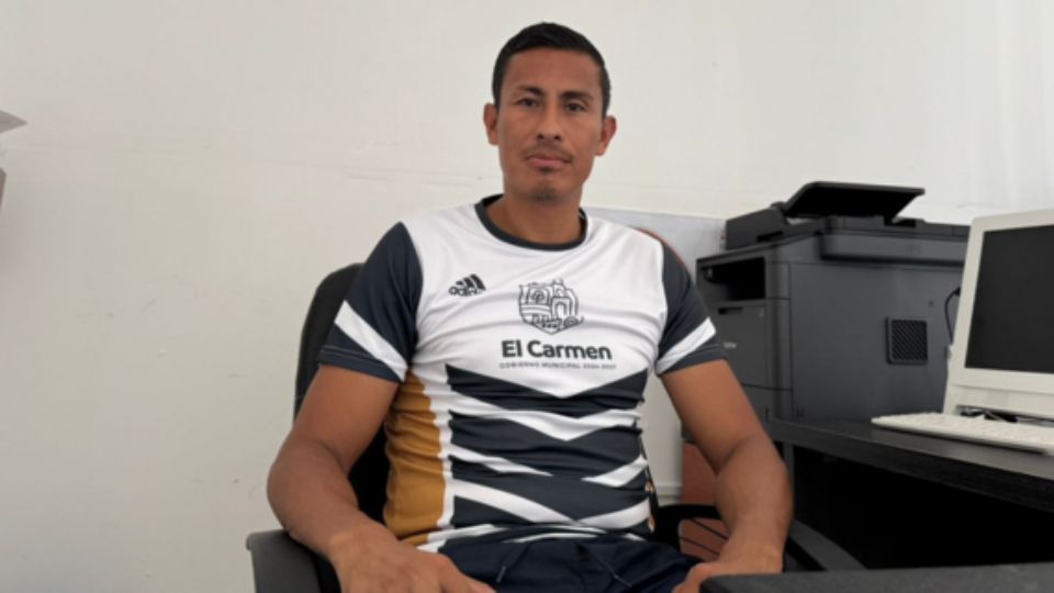 Martín Enrique Soto Pachicano, coordinador de Deportes del municipio de El Carmen.