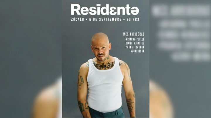 Residente regresa a México con concierto gratuito en el Zócalo capitalino