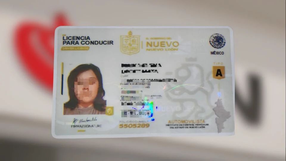 Baja 11% falsificación de licencias de conducir en Nuevo León.