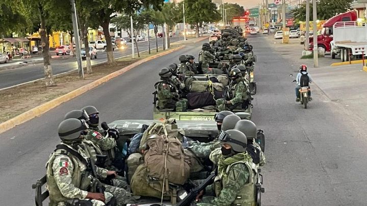 Llegan otros 300 soldados para reforzar seguridad en Sinaloa