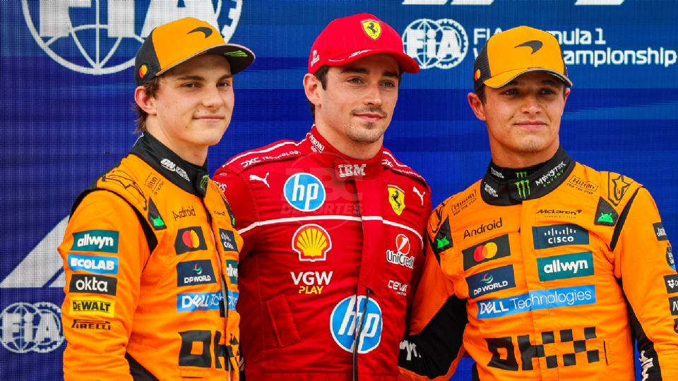 El monegasco se impuso a Piastri y Norris en una jornada marcada por el clima
