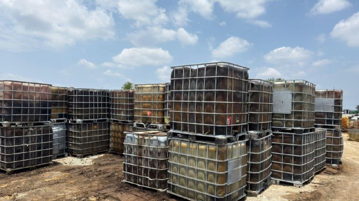 Aseguran 5 mil litros de presunto huachicol en Cadereyta