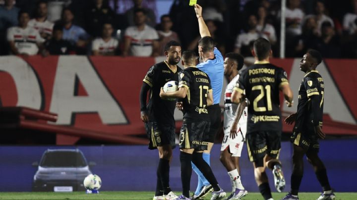 Edwin Cardona falló dos penales y se hizo expulsar en Libertadores contra Sao Paulo