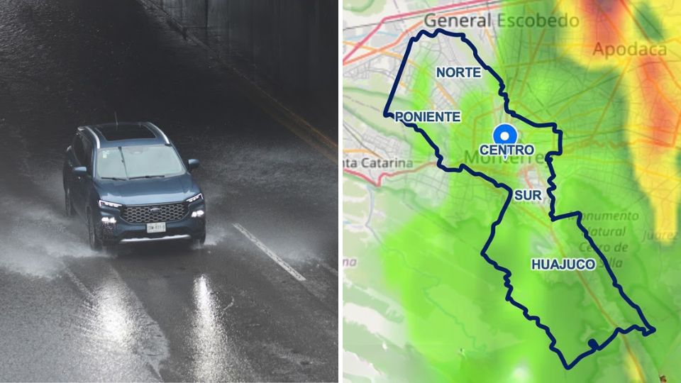 Espera Monterrey mañana de miércoles lluviosa