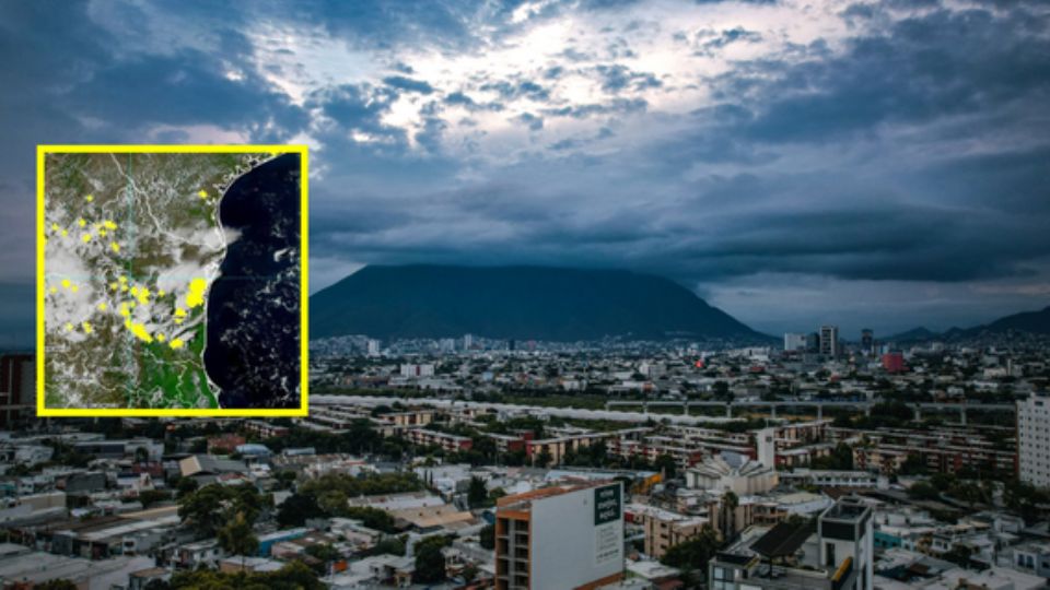 Lluvia en Nuevo León.