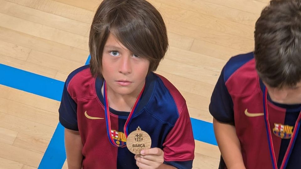 El pequeño regiomontano fue convocado por el Barça Sala para disputar la Shimada Green Ci-TEA Cup, su primera experiencia fuera de Europa.