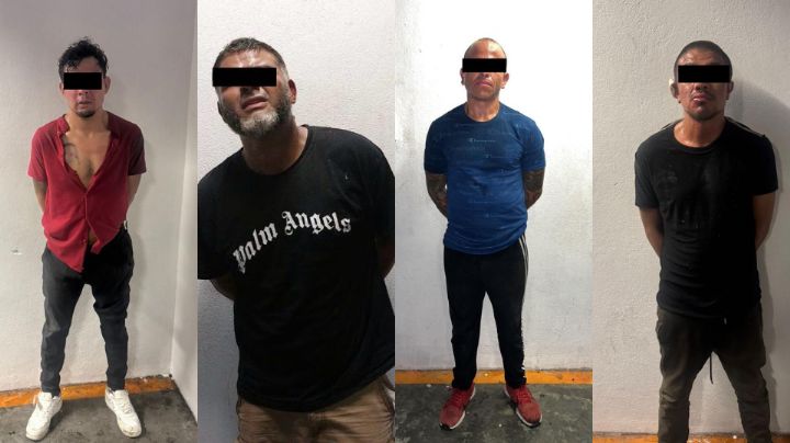 Detienen a 4 hombres por robar una casa en San Pedro