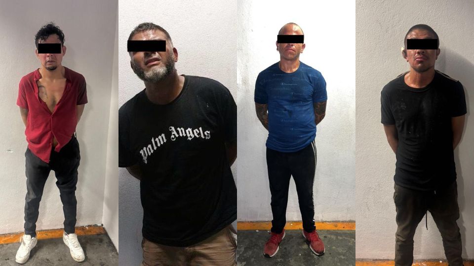 Detienen a 4 hombres por robar una casa en San Pedro.