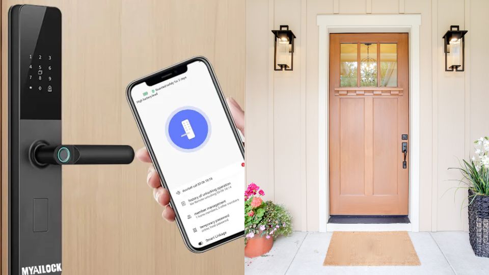 Cerradura Inteligente Tuya WiFi: seguridad moderna y control total desde tu smartphone.
