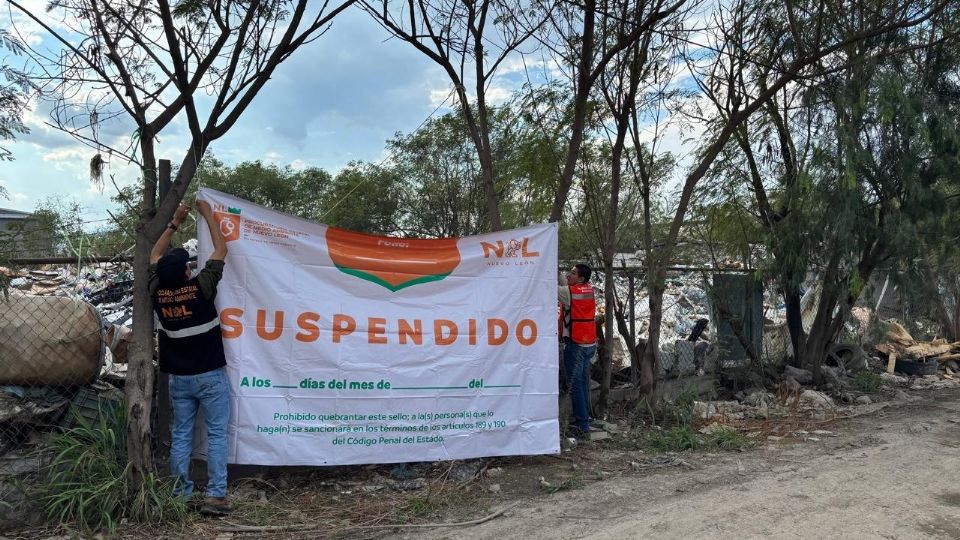 Las autoridades estatales de medio ambiente suspendieron el predio.