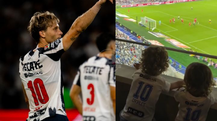 VIDEO: Hijos de Sergio Canales se pierden su gol olímpico con Rayados ante Necaxa