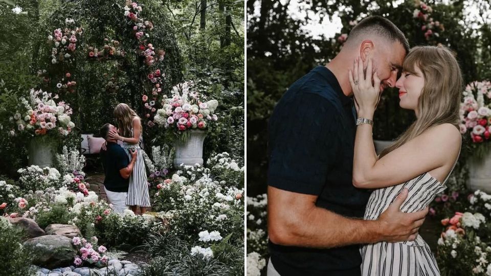 Travis Kelce y Taylor Swift en sesión fotográfica | Instagram / Taylor Swift