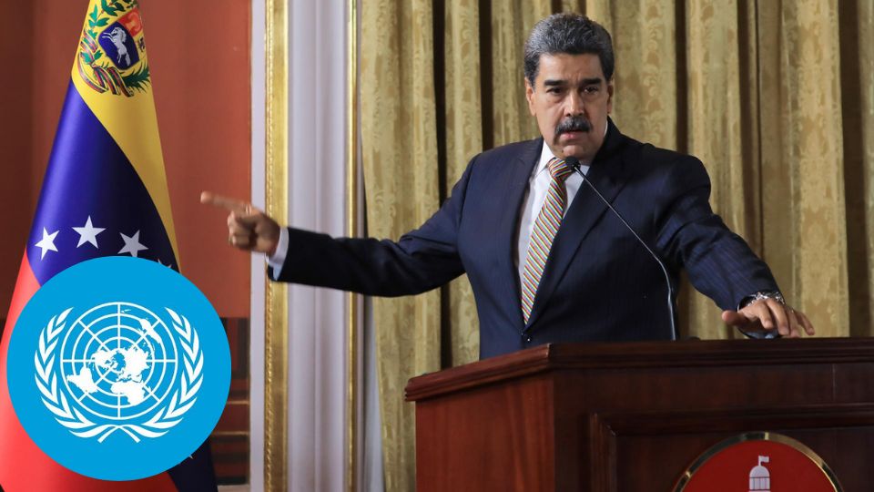 Nicolás Maduro, hablando en una rueda de prensa este viernes, en el Palacio Federal Legislativo en Caracas | EFE / Palacio de Miraflores