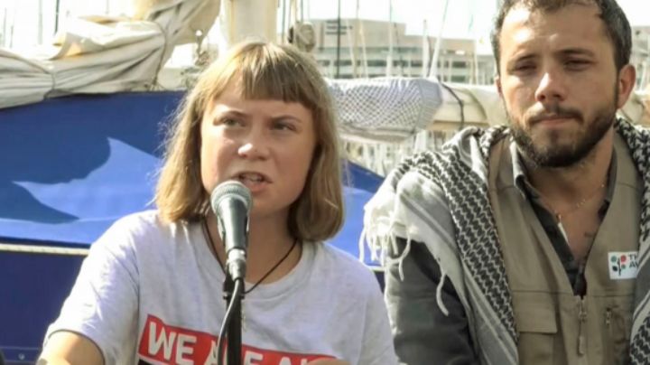 Greta Thunberg envía poderoso mensaje antes de zarpar rumbo a Gaza