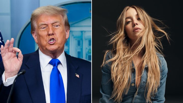Donald Trump felicita a Sydney Sweeney por campaña de jeans; critica a la cultura woke