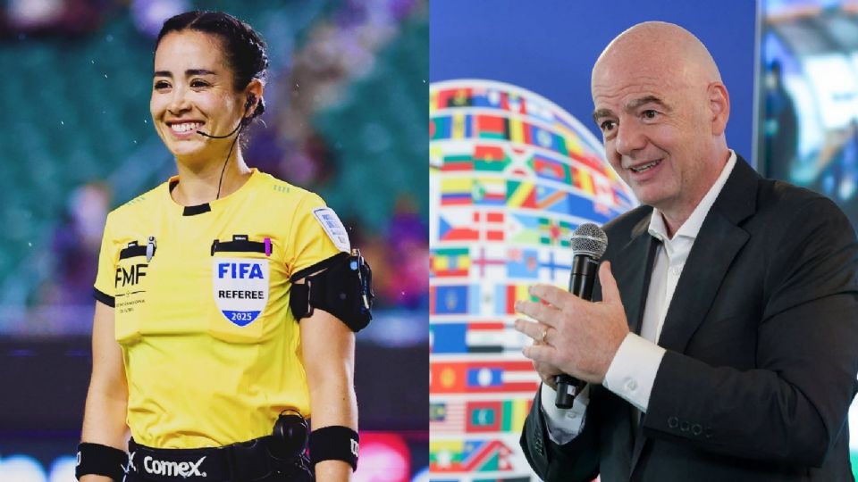 La árbitra mexicana, Katia Itzel García, recibió el apoyo de FIFA y Gianni Infantino por las amenazas que recibió tras su participación en el partido de Rayados contra Cincinnati en Leagues Cup