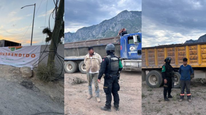 División Ambiental suspende obra en Apodaca y detiene a 2 en García por contaminar