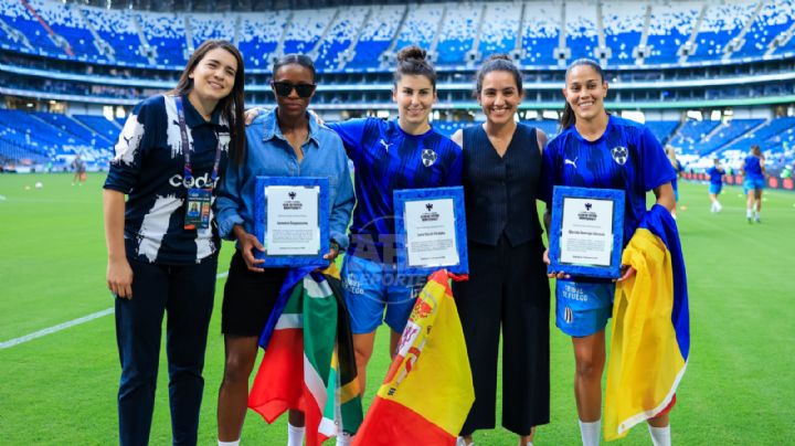 Rayadas reconoce a sus seleccionadas internacionales