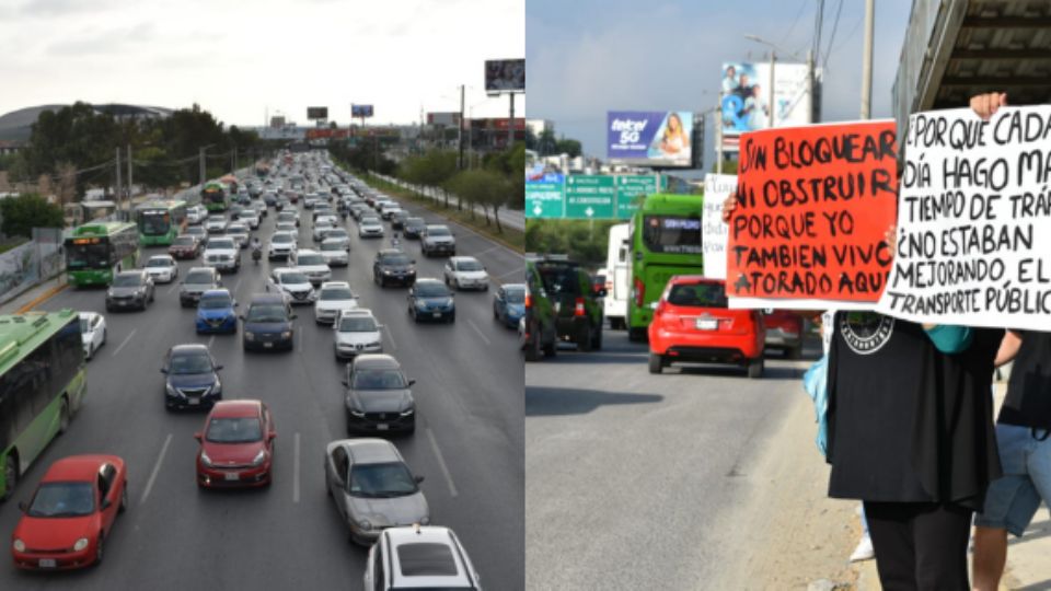 Protesta en Guadalupe.