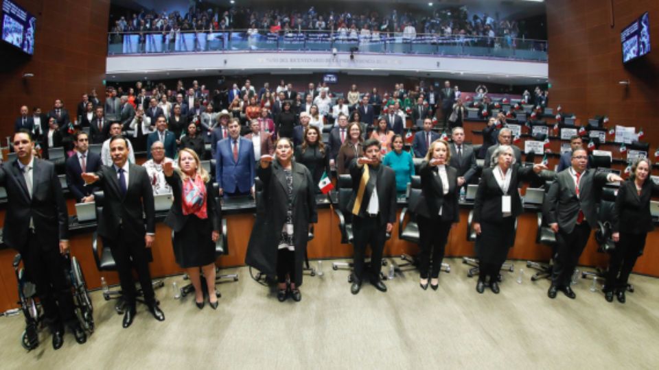 Nuevos ministros de la Suprema Corte de Justicia.