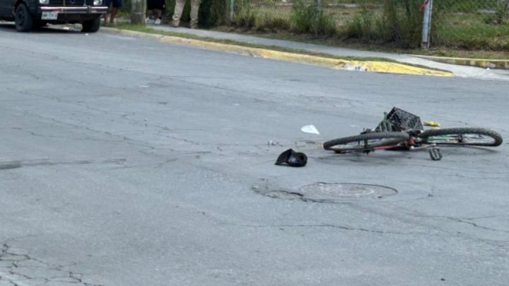 Muere ciclista de la tercera edad al ser atropellado por un transporte de personal en Apodaca