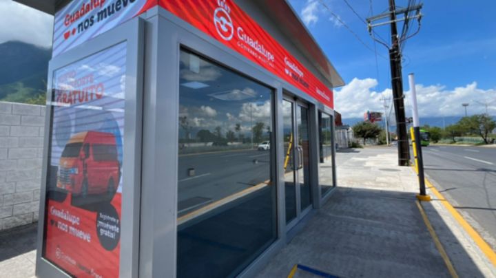 Guadalupe y San Nicolás estrenan paradas de camiones con clima y Wi-FI