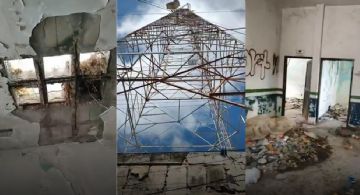 Temen comerciantes colapso de la vieja antena de correos en el Centro de Reynosa