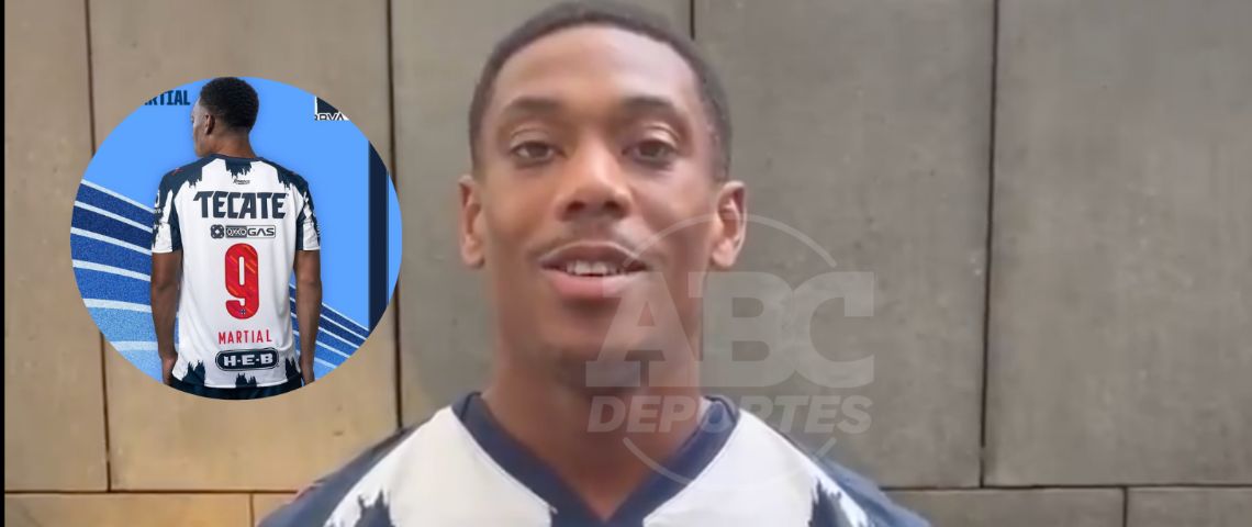 Anthony Martial usará el '9' con Rayados y su jersey ya está a la venta