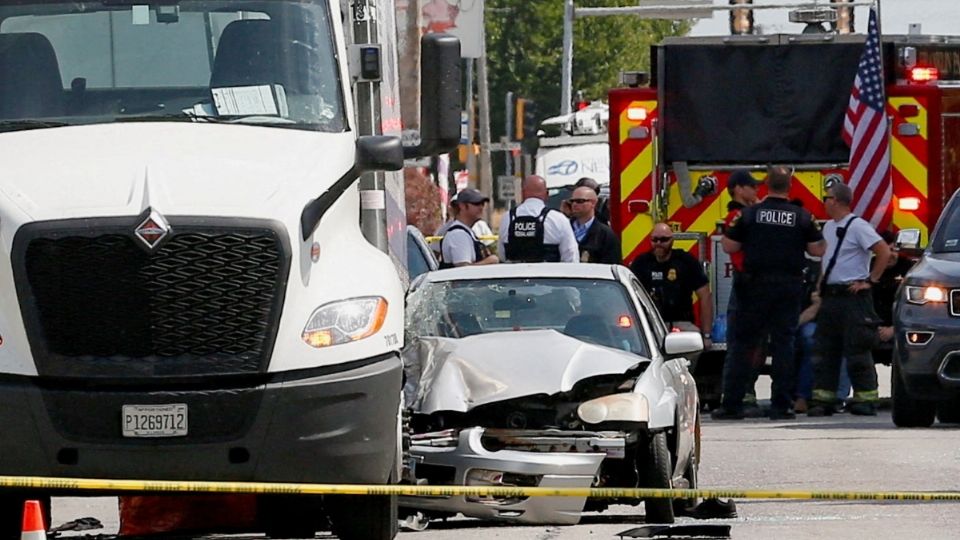 Las autoridades acordonaron el área donde ocurrió el incidente.