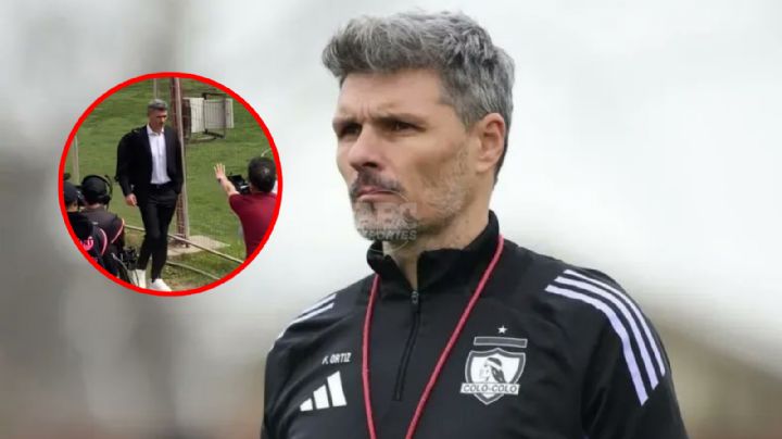 Vídeo: ‘Tano’ Ortiz camina entre la tierra para entrar al estadio de Colo Colo