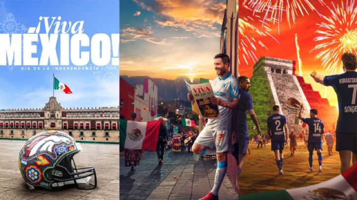 Equipos de NFL y futbol europeo festejan el Día de la Independencia de México