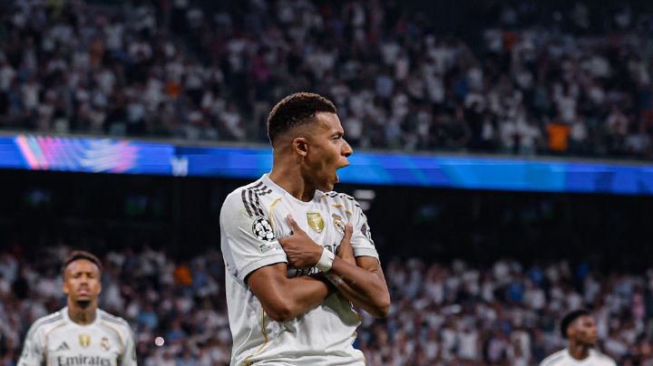 Champions League: Real Madrid vence al Marsella con doblete de Mbappé