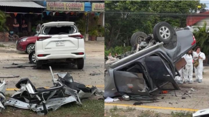 Familia regia muere en aparatoso choque en Cancún; habían ido a una boda