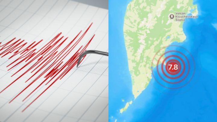 Se registra sismo de 7.8 en Rusia; emiten alerta de tsunami