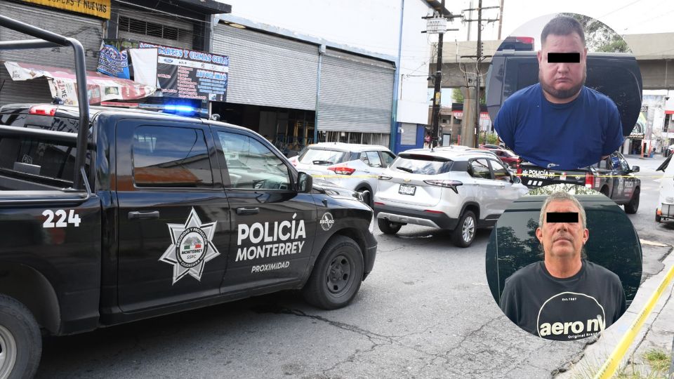 Hombres detenidos por presunto robo de autopartes