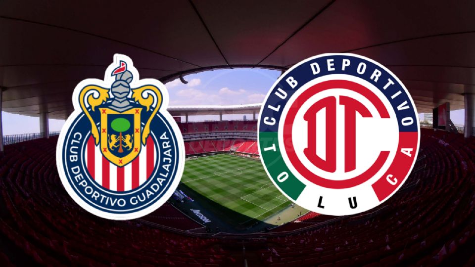 Toluca llega como cuarto lugar y con mejor momento; Chivas necesita reaccionar para mantenerse cerca de la clasificación.