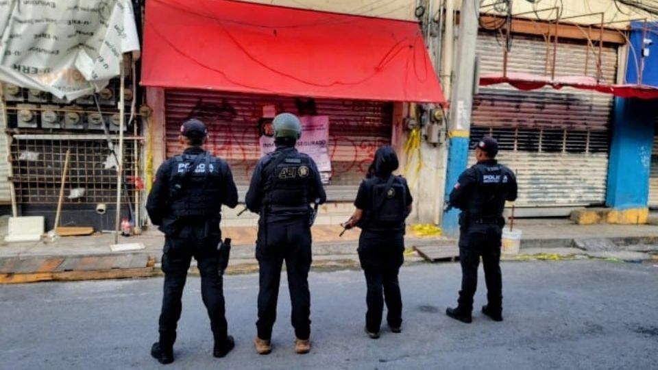 La zona quedó vigilada por elementos de la Fiscalía estatal.