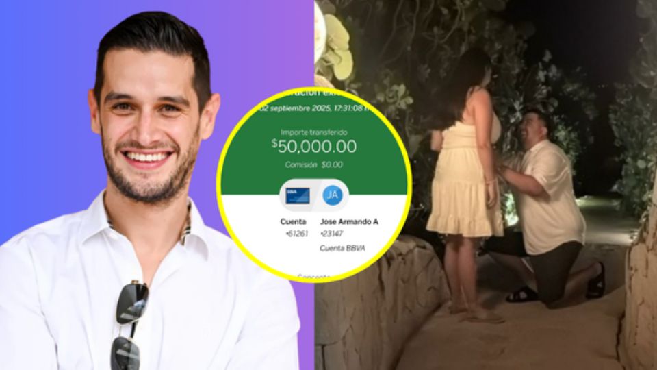 Adrián Marcelo ayudó a pareja que está a punto de casarse.